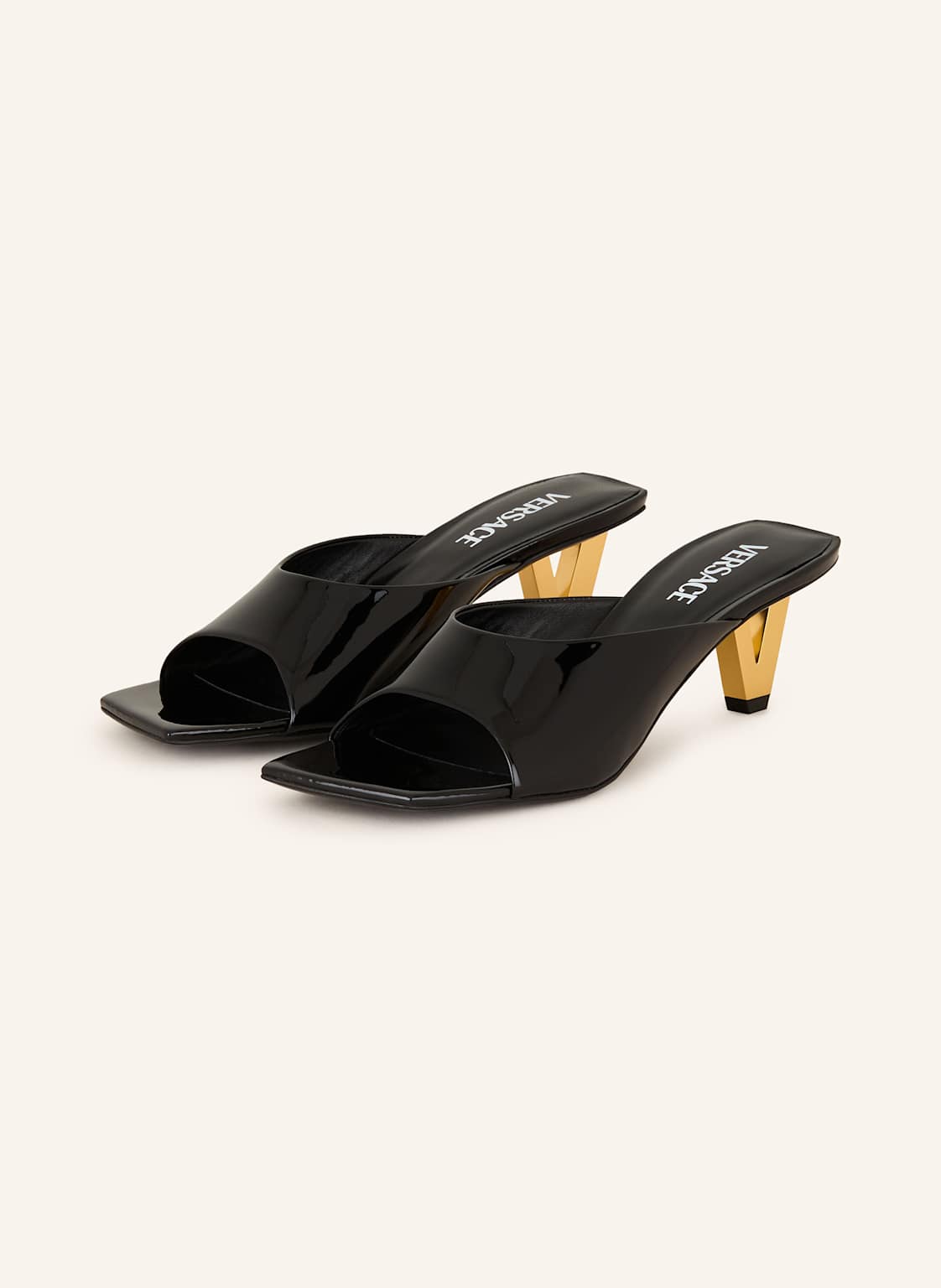 Versace Mules schwarz von Versace