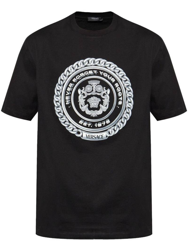 Versace Never Forget T-shirt - Black von Versace