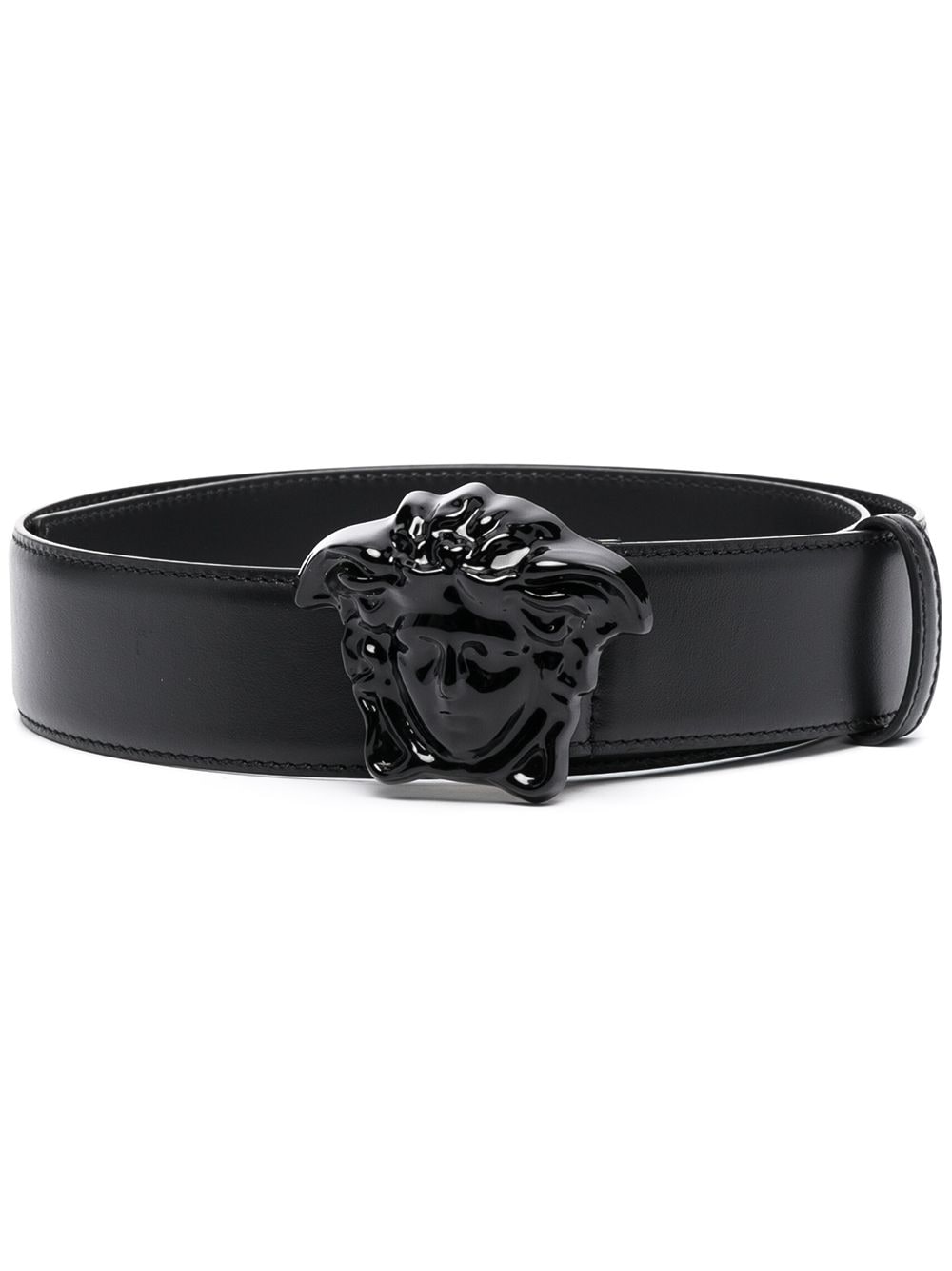 Versace La Medusa leather belt - Black von Versace