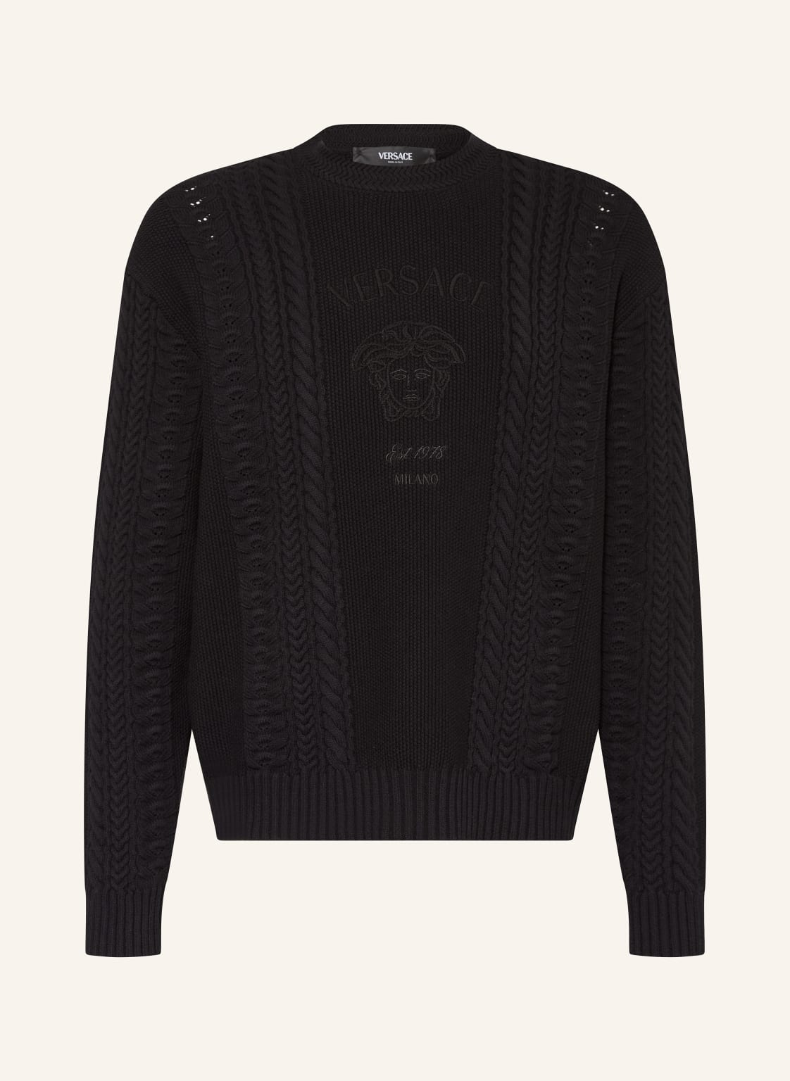 Versace Pullover schwarz von Versace