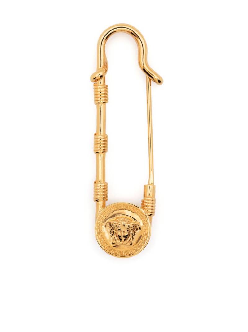 Versace Safety-Pin Medusa brooch - Gold von Versace