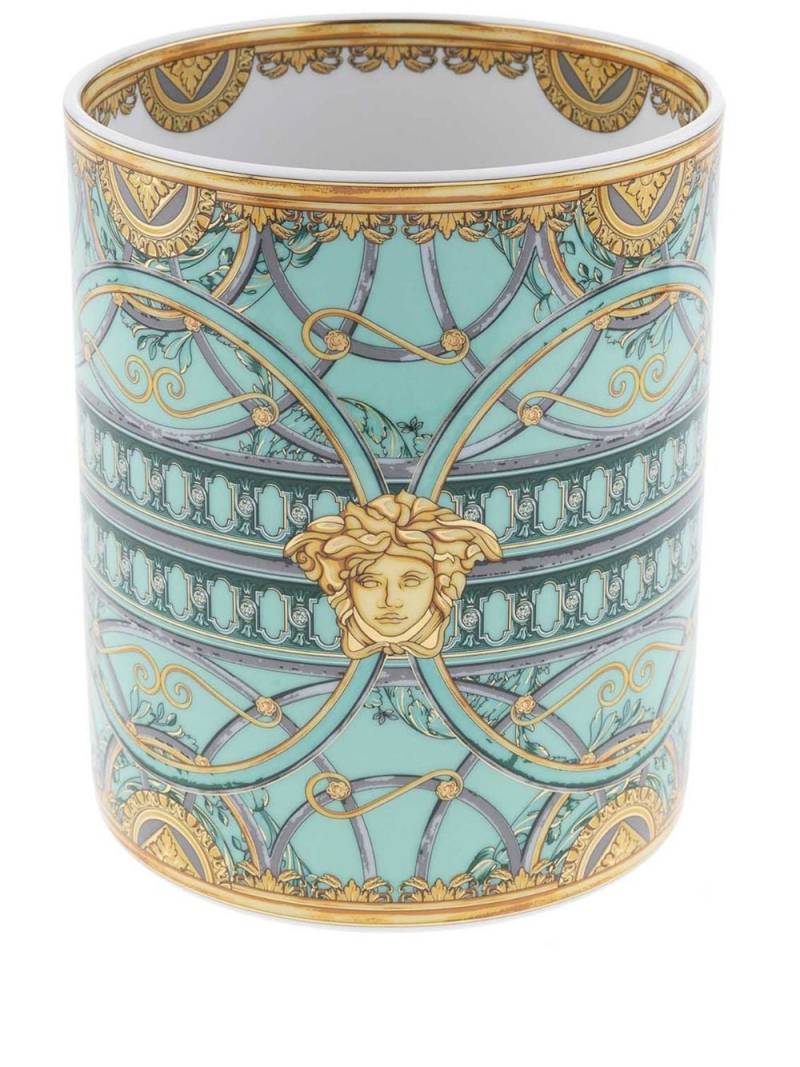 Versace Scala del Palazzo vase - Blue von Versace