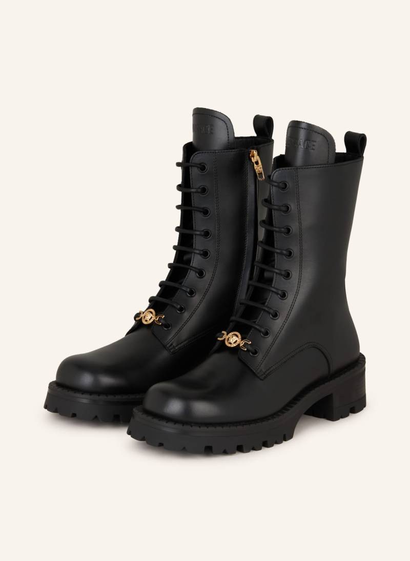 Versace Schnürboots schwarz von Versace