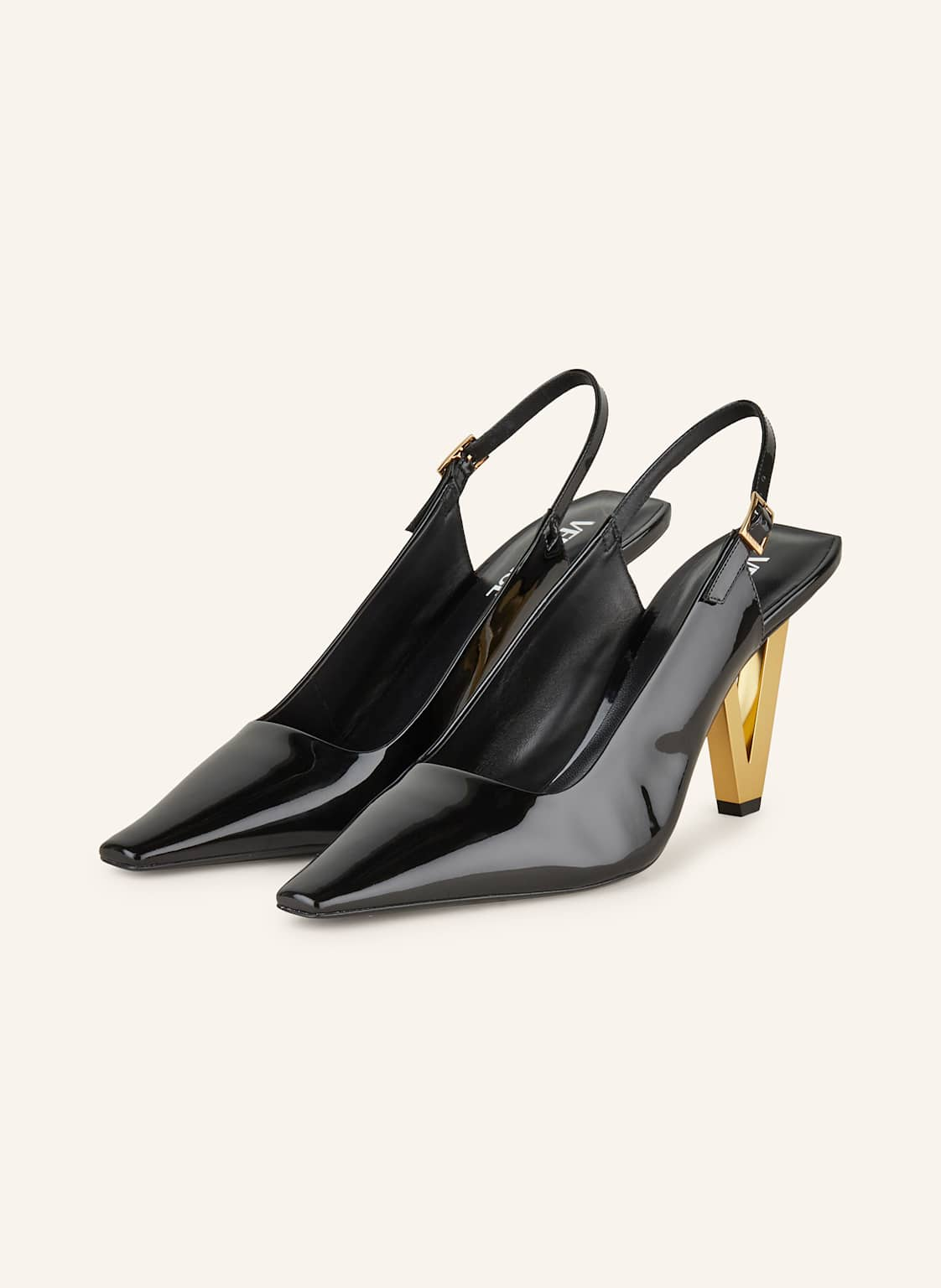 Versace Sling Pumps schwarz von Versace