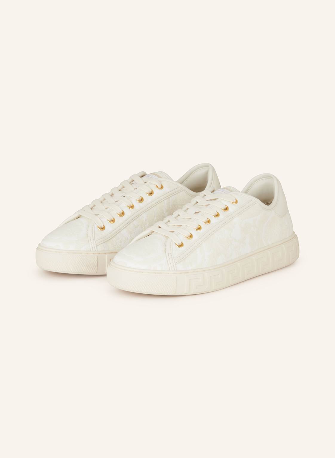 Versace Sneaker Barocco Greca weiss von Versace