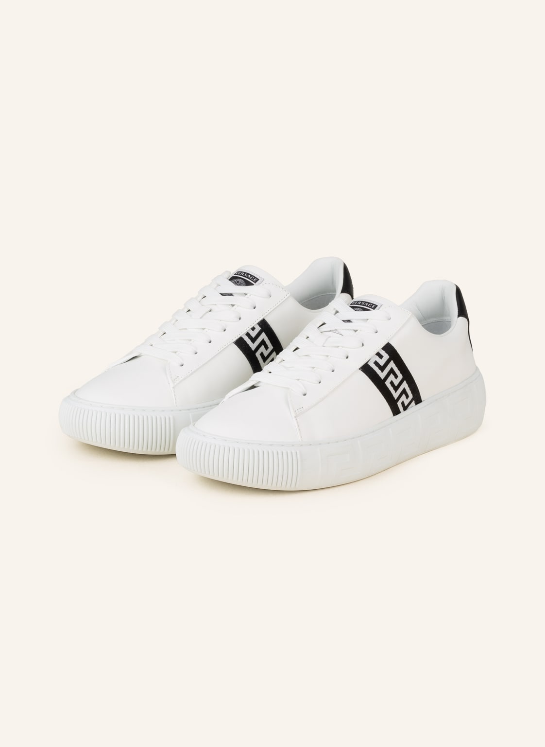 Versace Sneaker Greca weiss von Versace