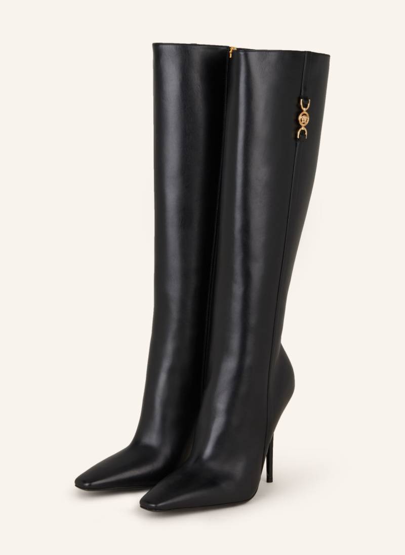 Versace Stiefel schwarz von Versace