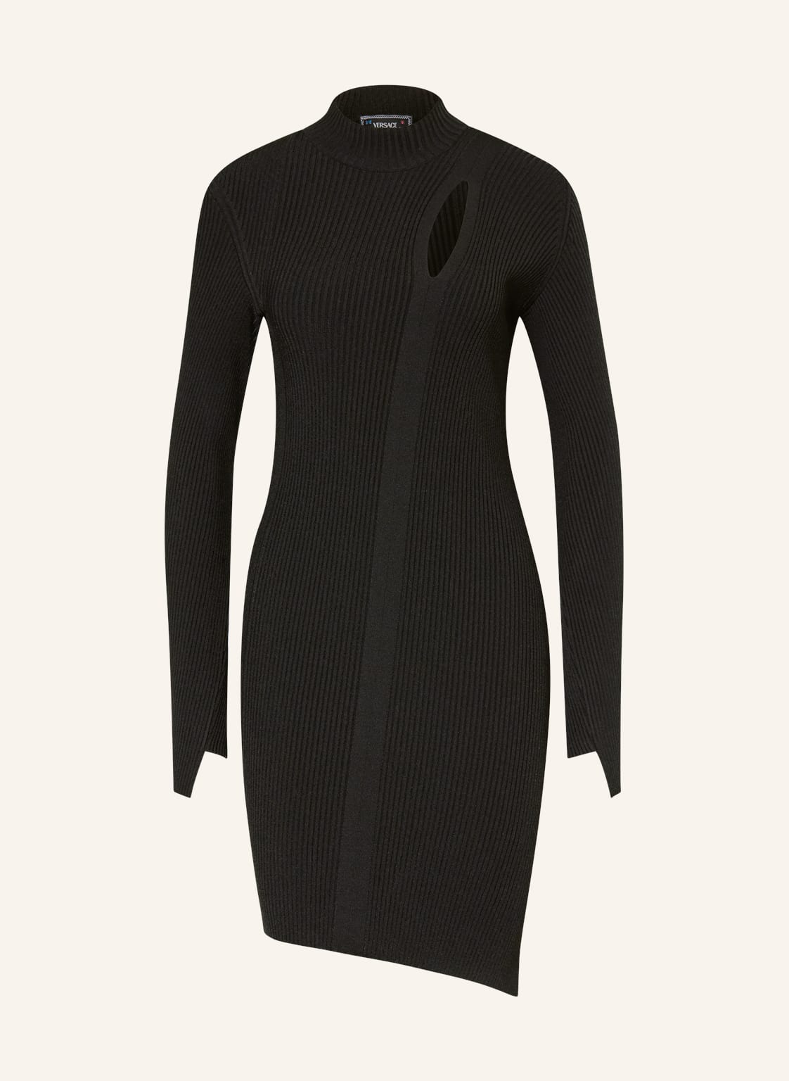 Versace Strickkleid Mit Cut-Out schwarz Versace Strickkleid Mit Cut-Out schwarz von Versace