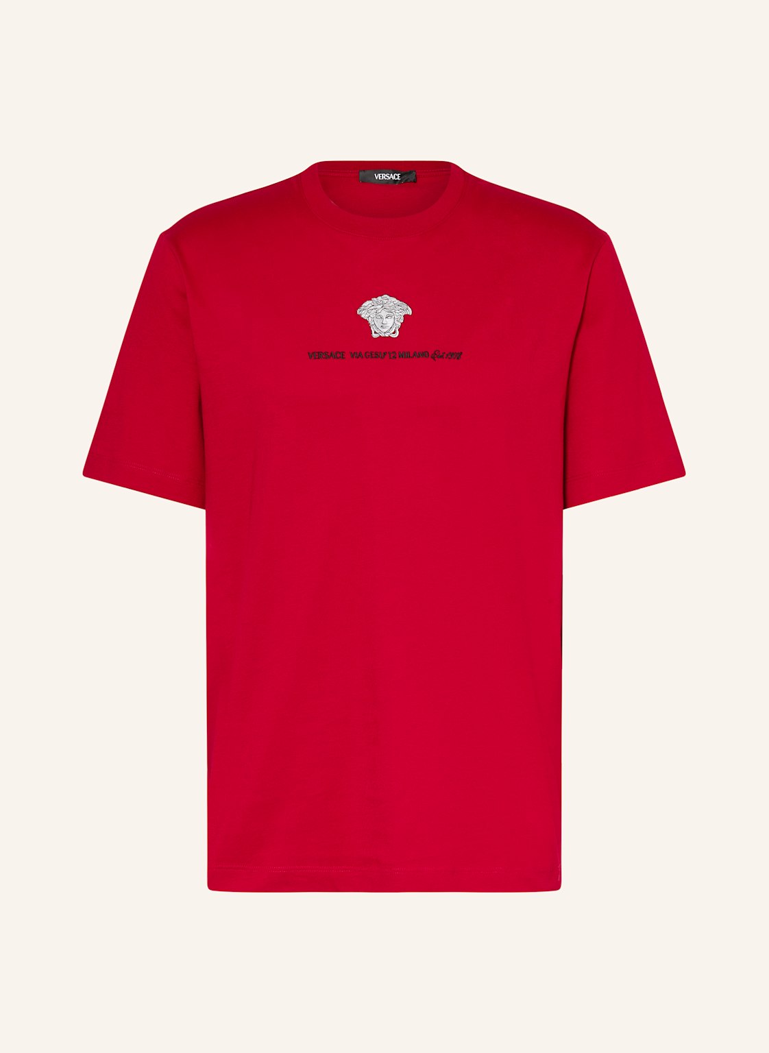 Versace T-Shirt Medusa rot von Versace