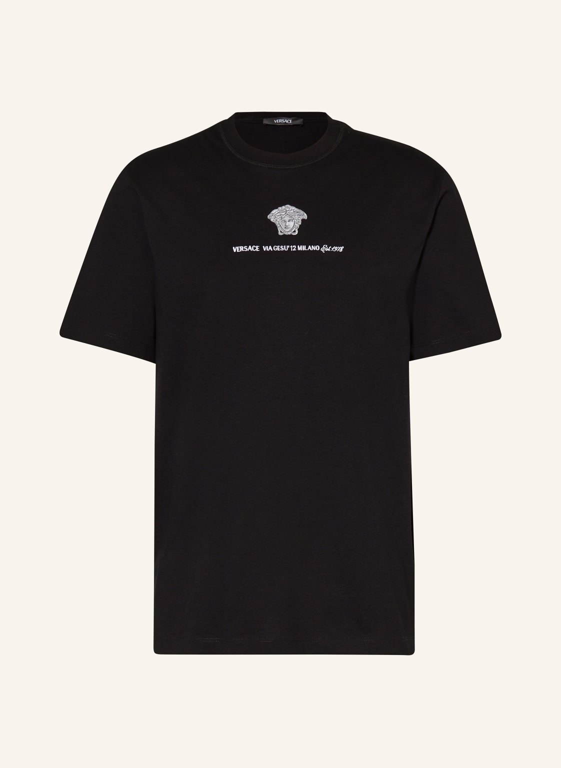 Versace T-Shirt Medusa schwarz von Versace