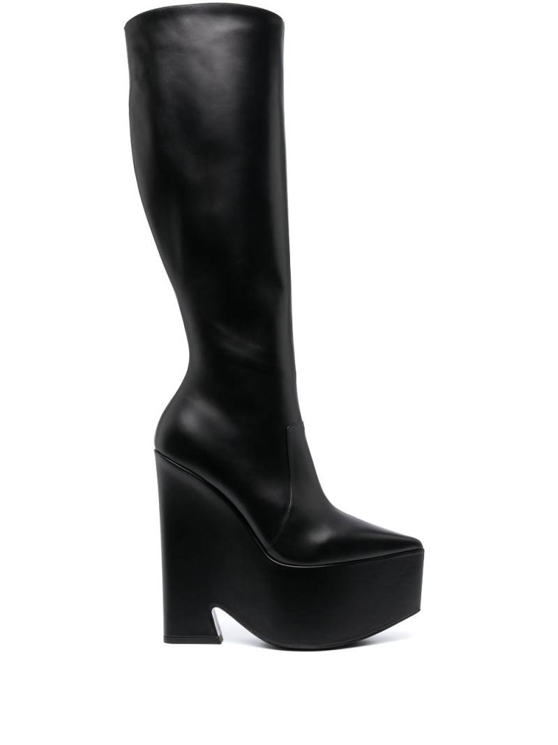 Versace Tempest knee-high boots - Black von Versace