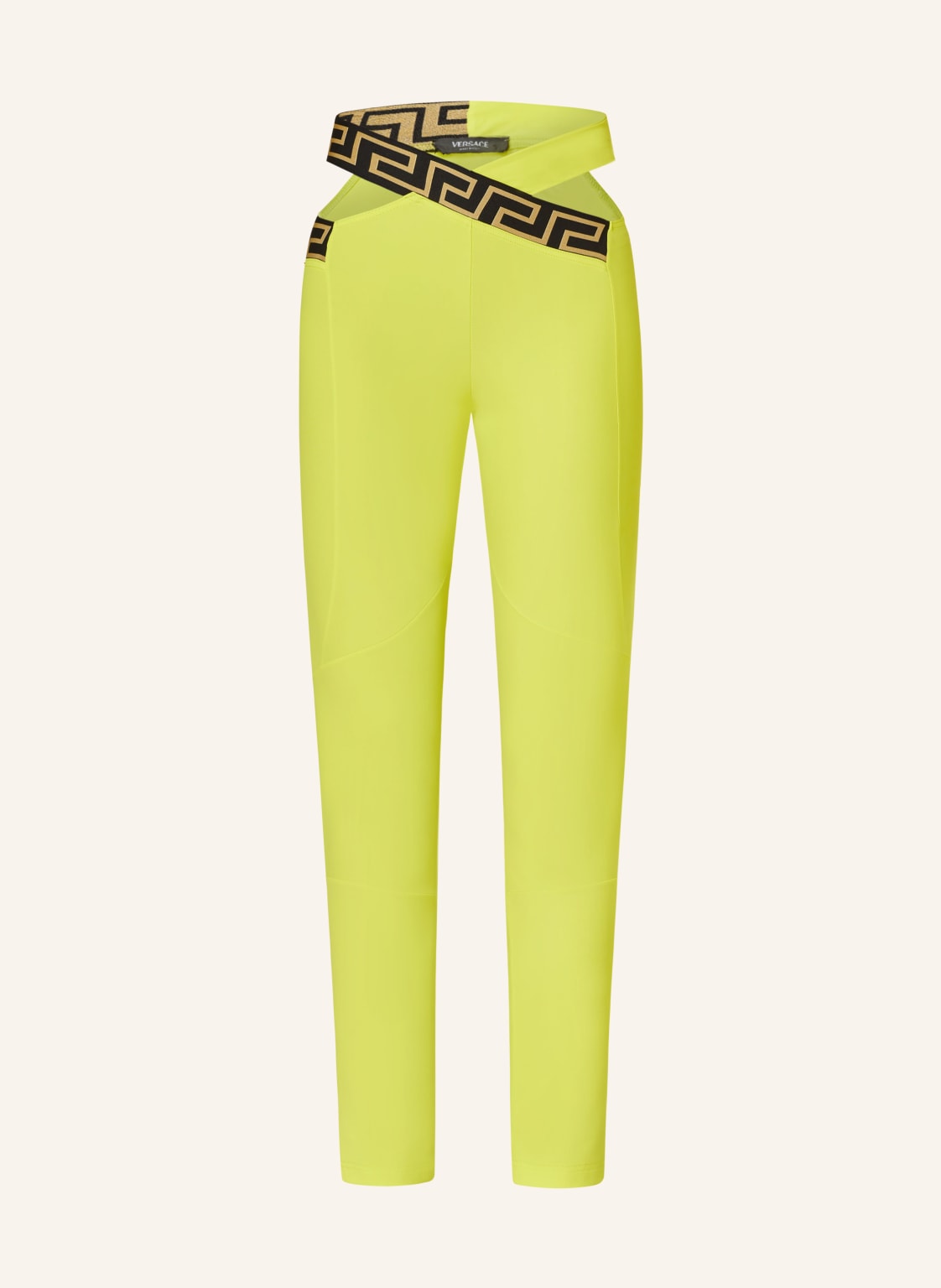 Versace Tights Mit Cut-Out gelb Versace Tights Mit Cut-Out gelb von Versace