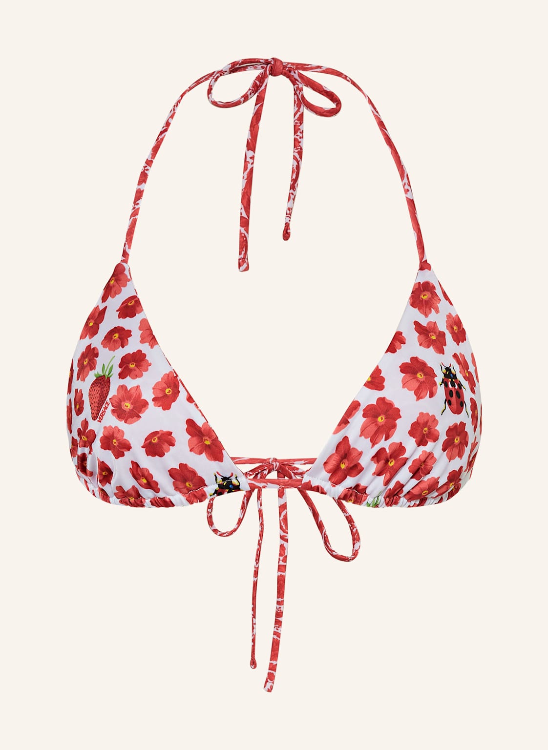 Versace Triangel-Bikini-Top Zum Wenden rot Versace Triangel-Bikini-Top Zum Wenden rot von Versace