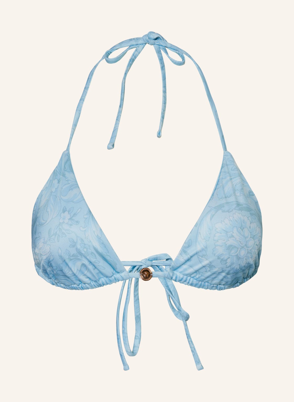 Versace Triangel-Bikini-Top blau Versace Triangel-Bikini-Top blau von Versace