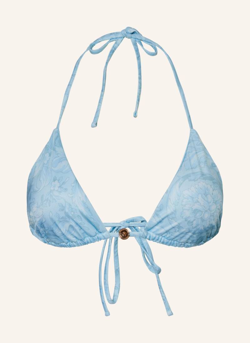 Versace Triangel-Bikini-Top blau von Versace