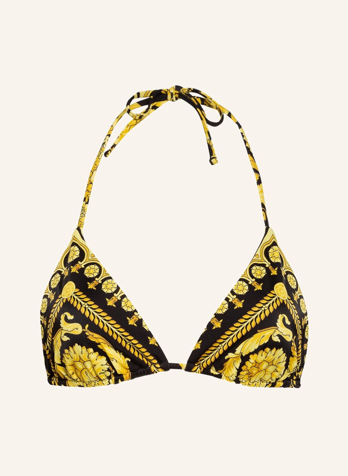 Versace Triangel-Bikini-Top gelb Versace Triangel-Bikini-Top gelb von Versace