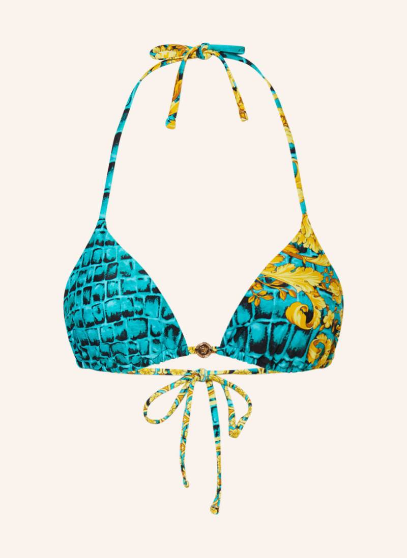 Versace Triangel-Bikini-Top gelb von Versace