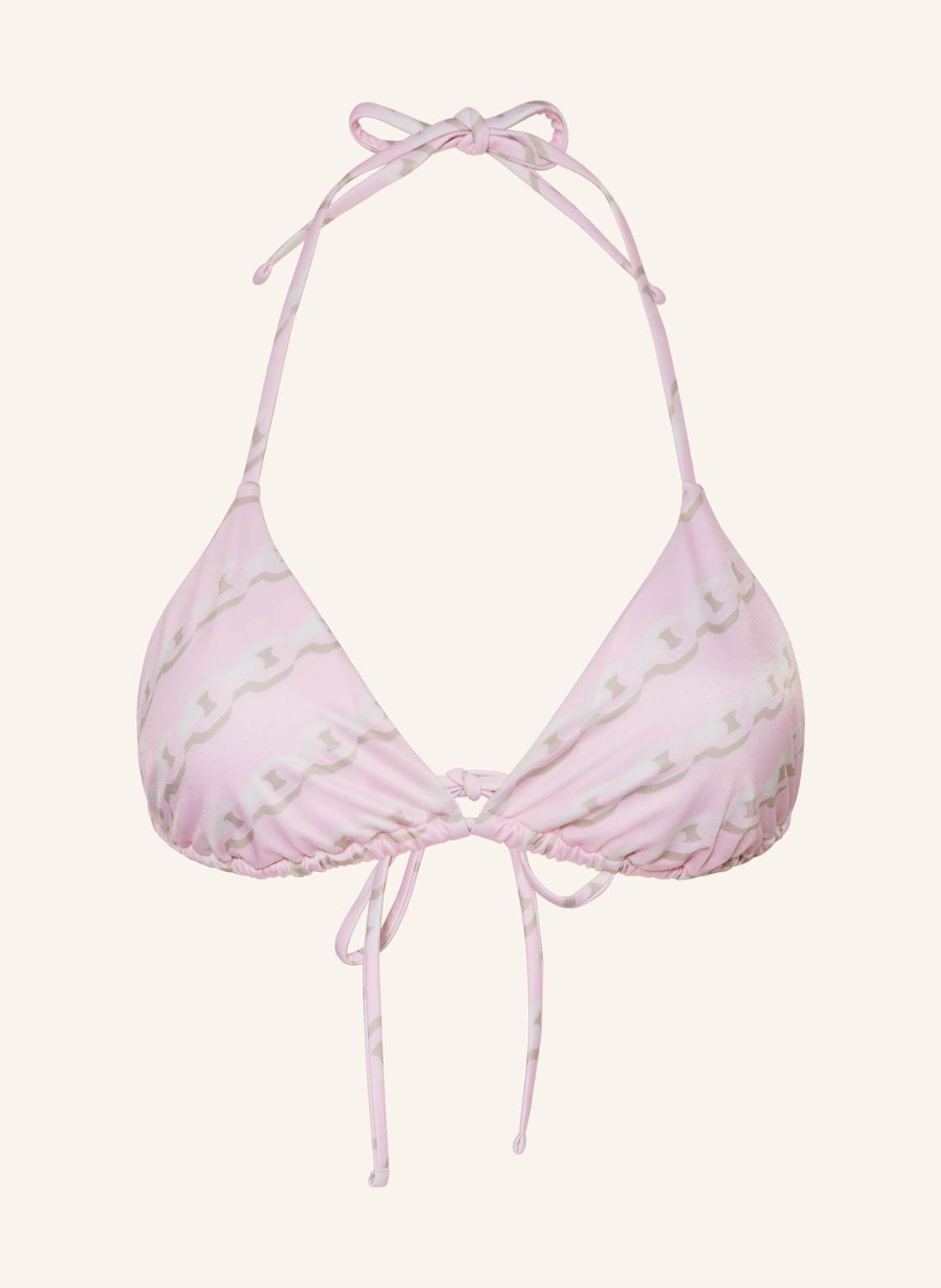 Versace Triangel-Bikini-Top pink Versace Triangel-Bikini-Top pink von Versace