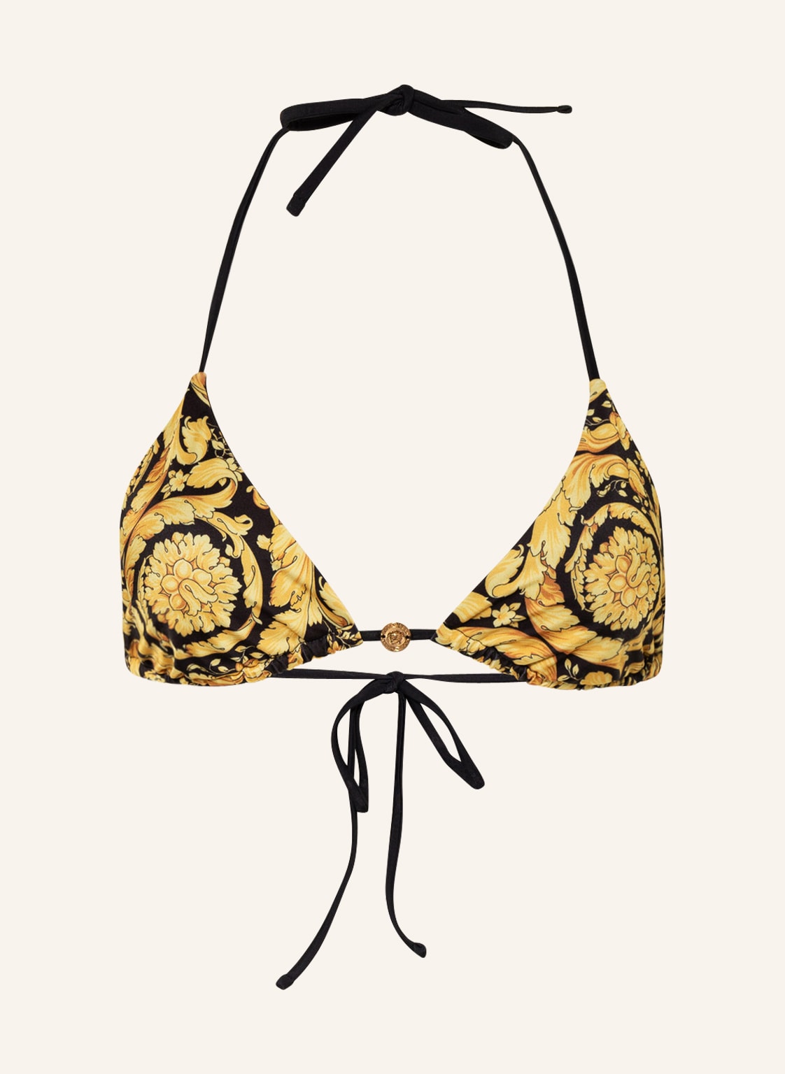 Versace Triangel-Bikini-Top schwarz von Versace