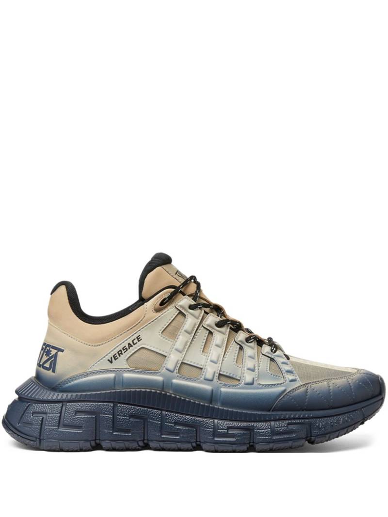 Versace Trigeca leather sneakers - Neutrals von Versace