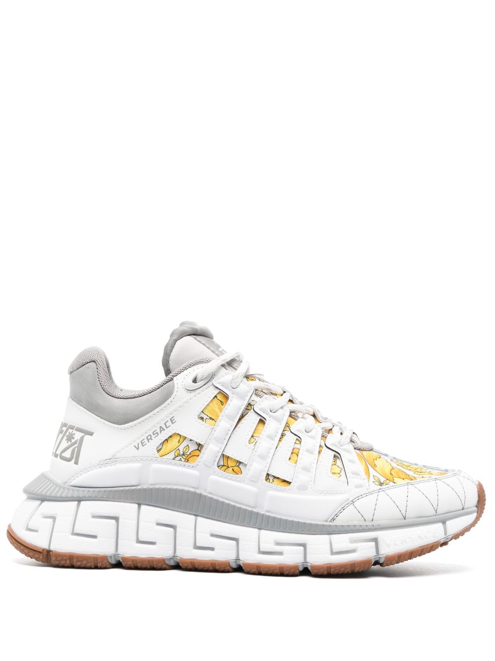 Versace Trigreca chunky low-top sneakers - White von Versace