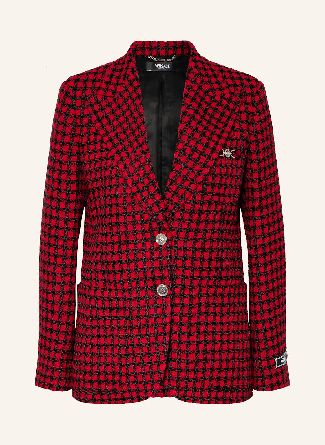 Versace Tweed-Blazer rot von Versace