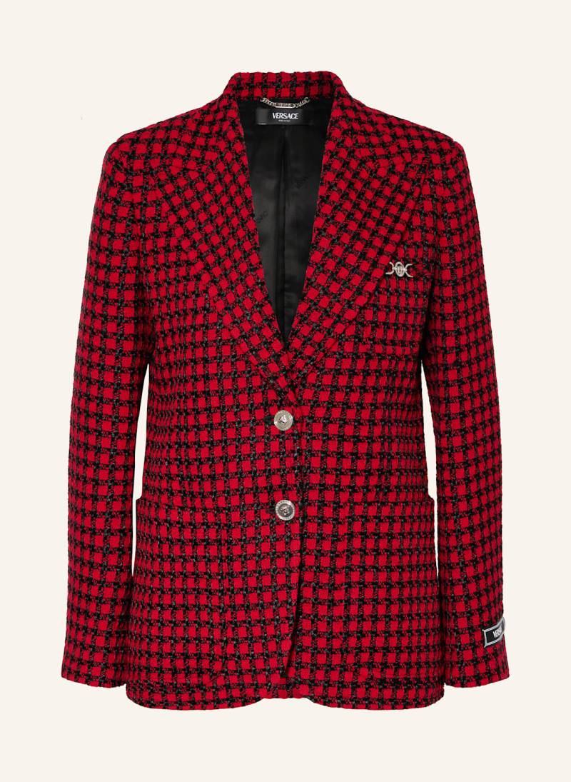 Versace Tweed-Blazer rot von Versace