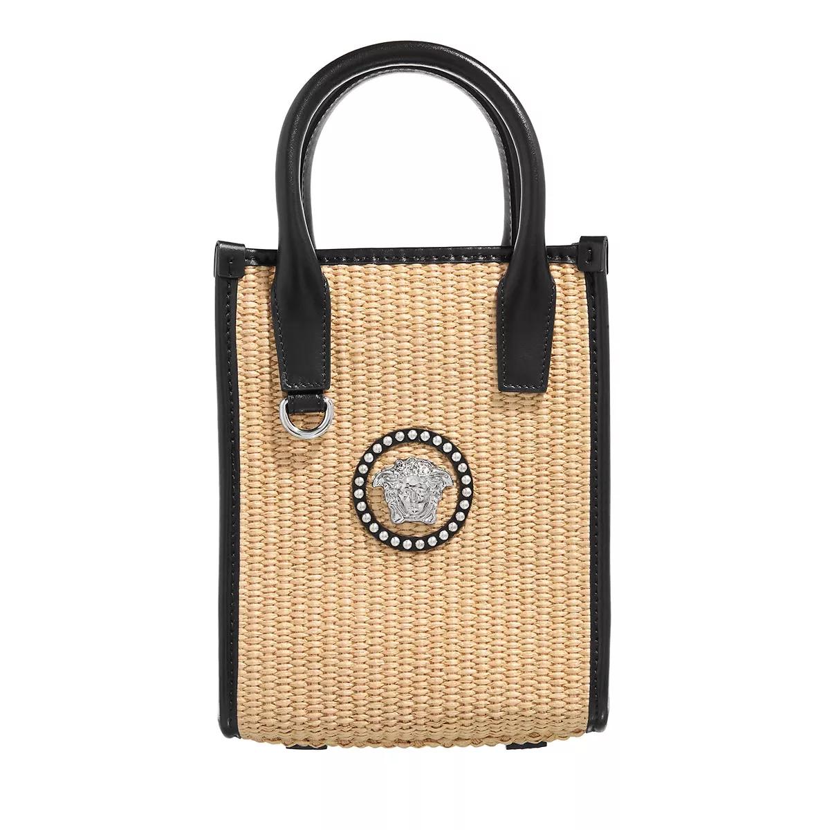 Versace Umhängetasche - La Medusa Logo Tote - Gr. unisize - in Beige - für Damen von Versace