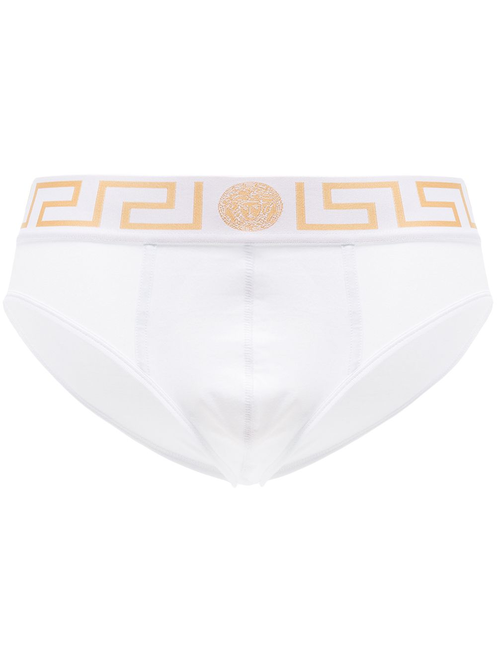 Versace Greca Border briefs - White von Versace