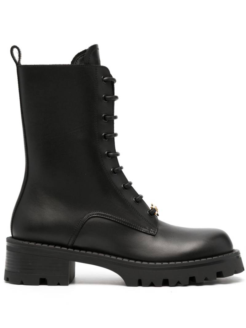 Versace Alia lace-up boots - Black von Versace