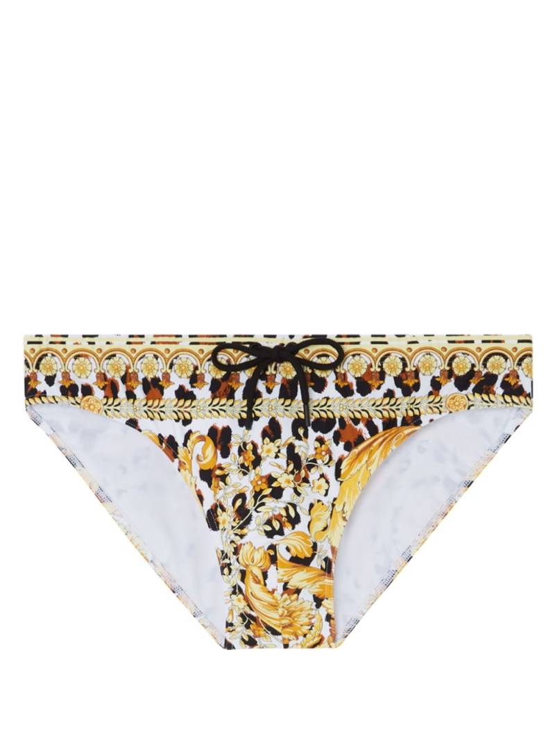 Versace Wild Barocco swim briefs - Yellow von Versace