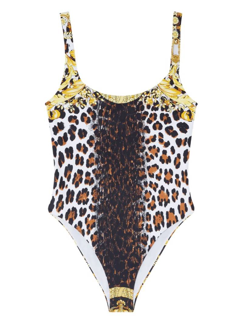 Versace Wild Barocco swimsuit - Brown von Versace