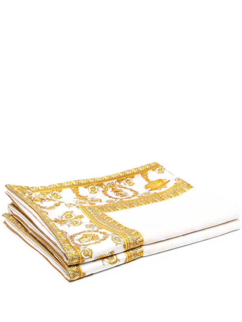 Versace baroco-print tablecloth - Neutrals von Versace