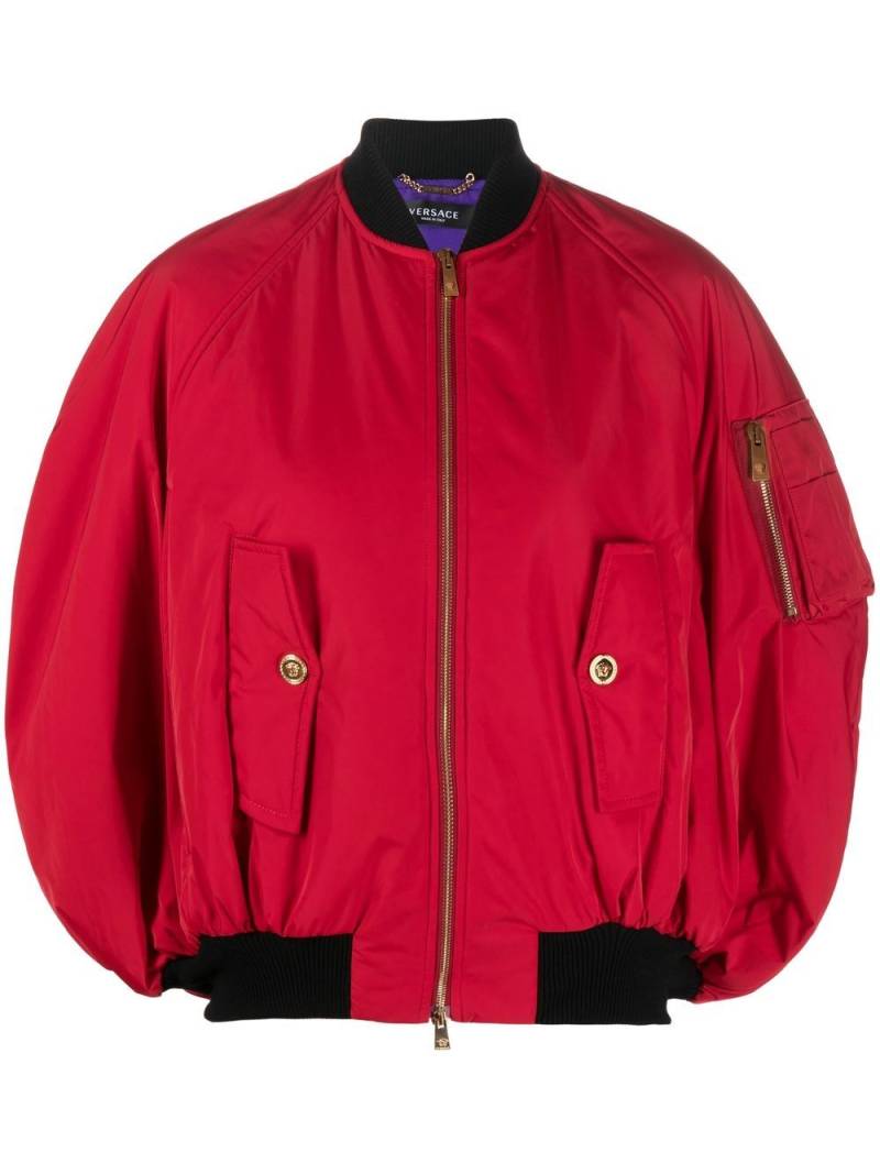 Versace cocoon bomber puffer jacket - Red von Versace