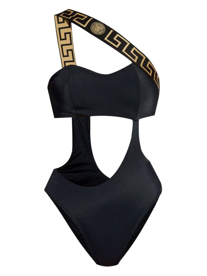 Versace cut-out detailing swimsuit - Black von Versace