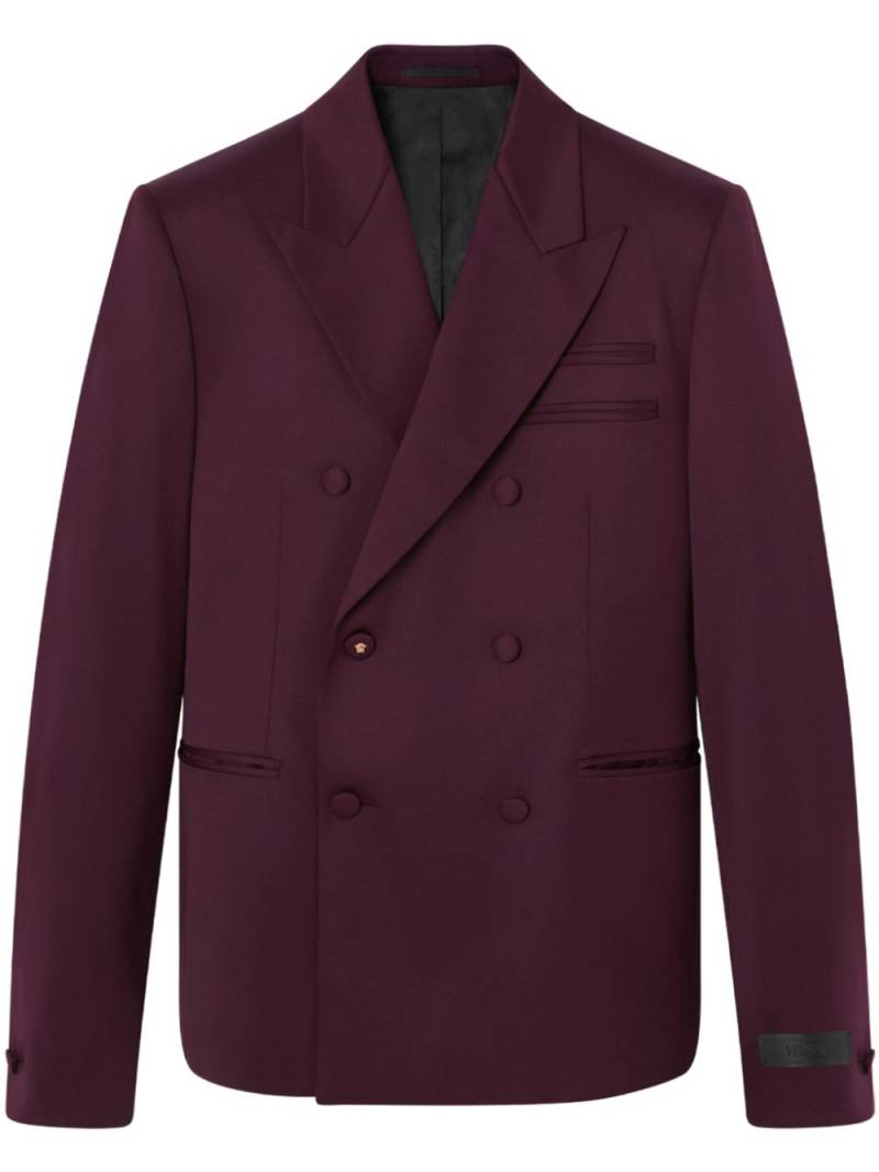 Versace double-breasted blazer - Red von Versace