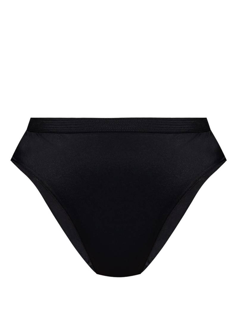 Versace high cut bikini bottom - Black von Versace