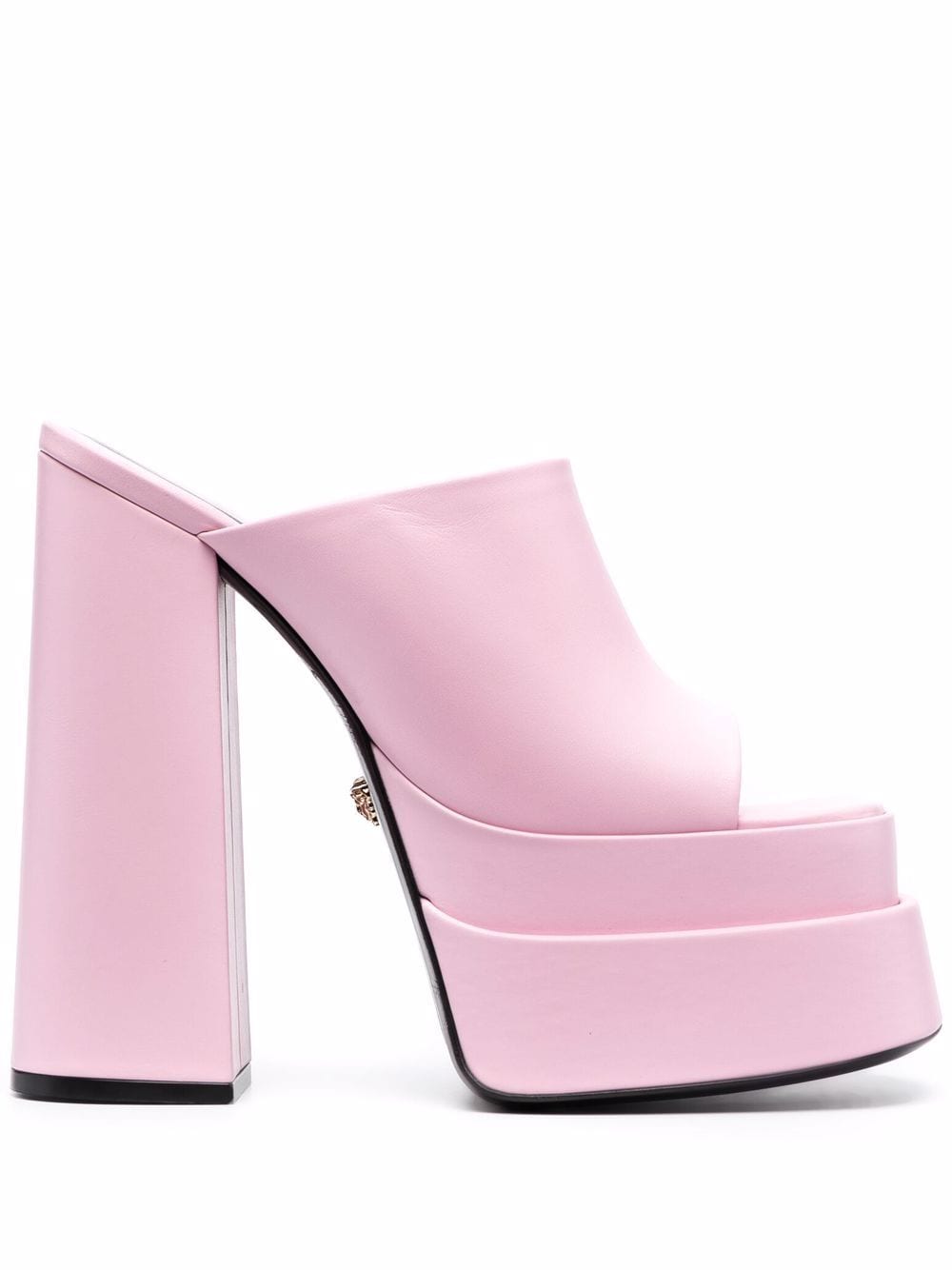 Versace high-heel platform mules - Pink von Versace