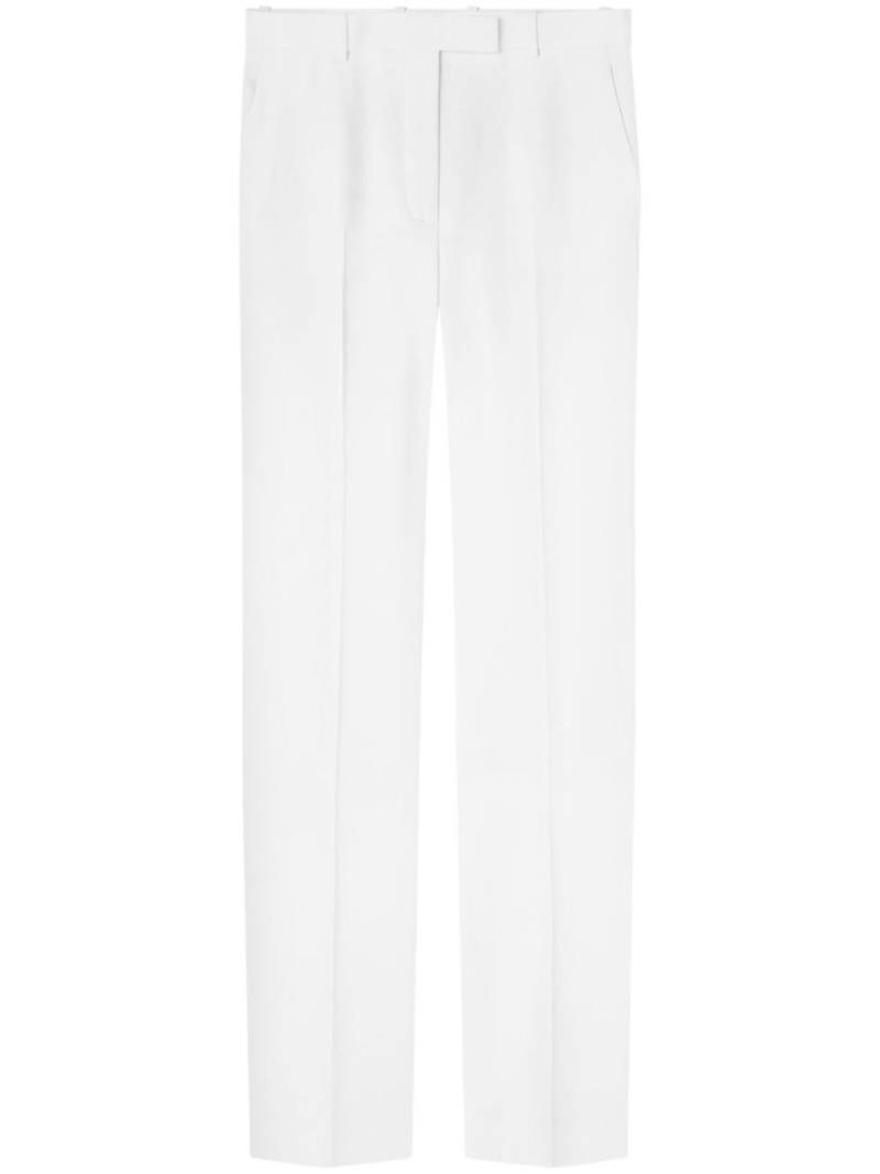 Versace high-waist straight-leg trousers - White von Versace