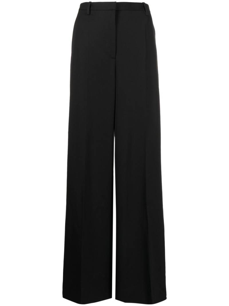 Versace high-waisted wide-leg trousers - Black von Versace