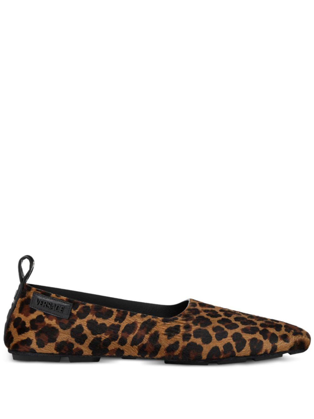 Versace leopard-print loafers - Neutrals von Versace