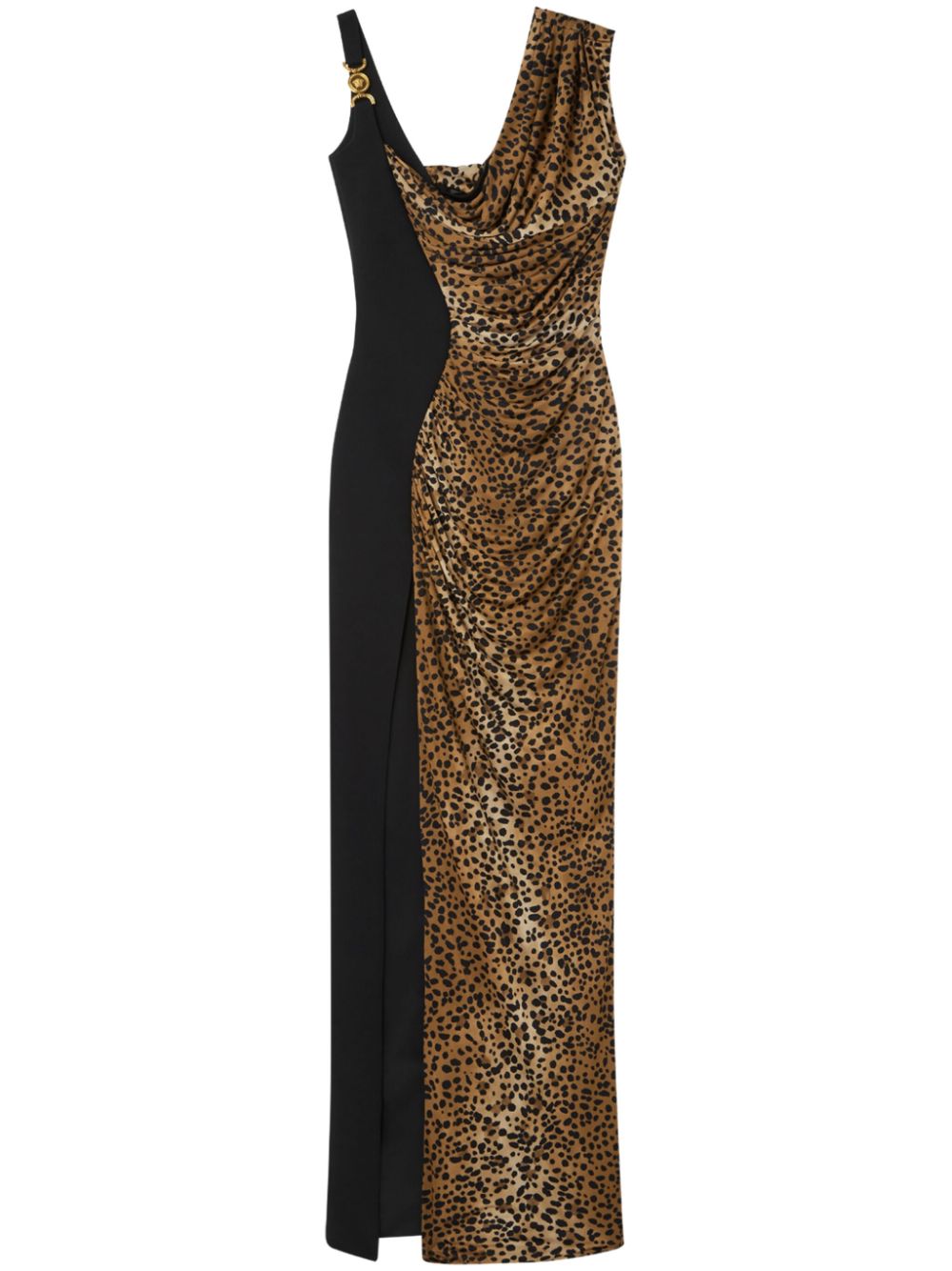 Versace leopard-print maxi dress - Neutrals von Versace