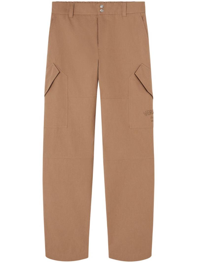 Versace Milano Stamp cargo trousers - Neutrals von Versace