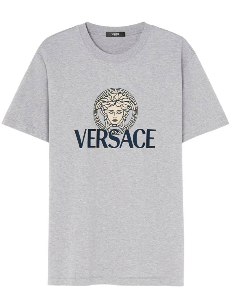 Versace Medusa logo-print T-shirt - Grey von Versace