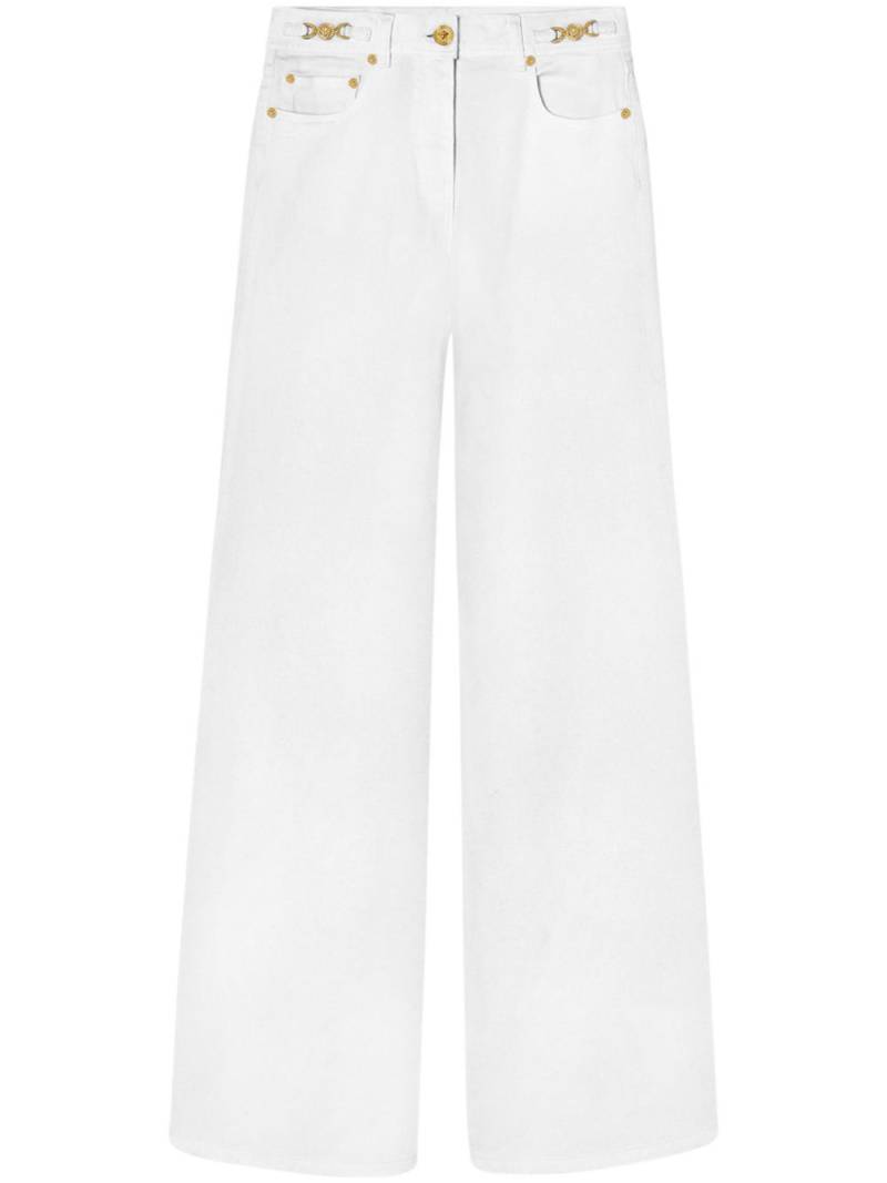 Versace mid-rise flared jeans - White von Versace