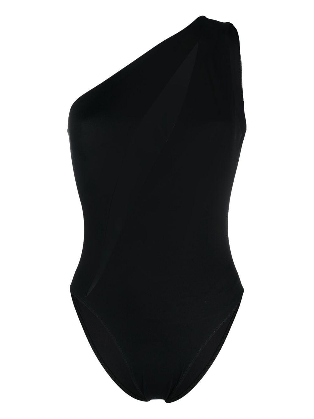 Versace one-shoulder swimsuit - Black von Versace