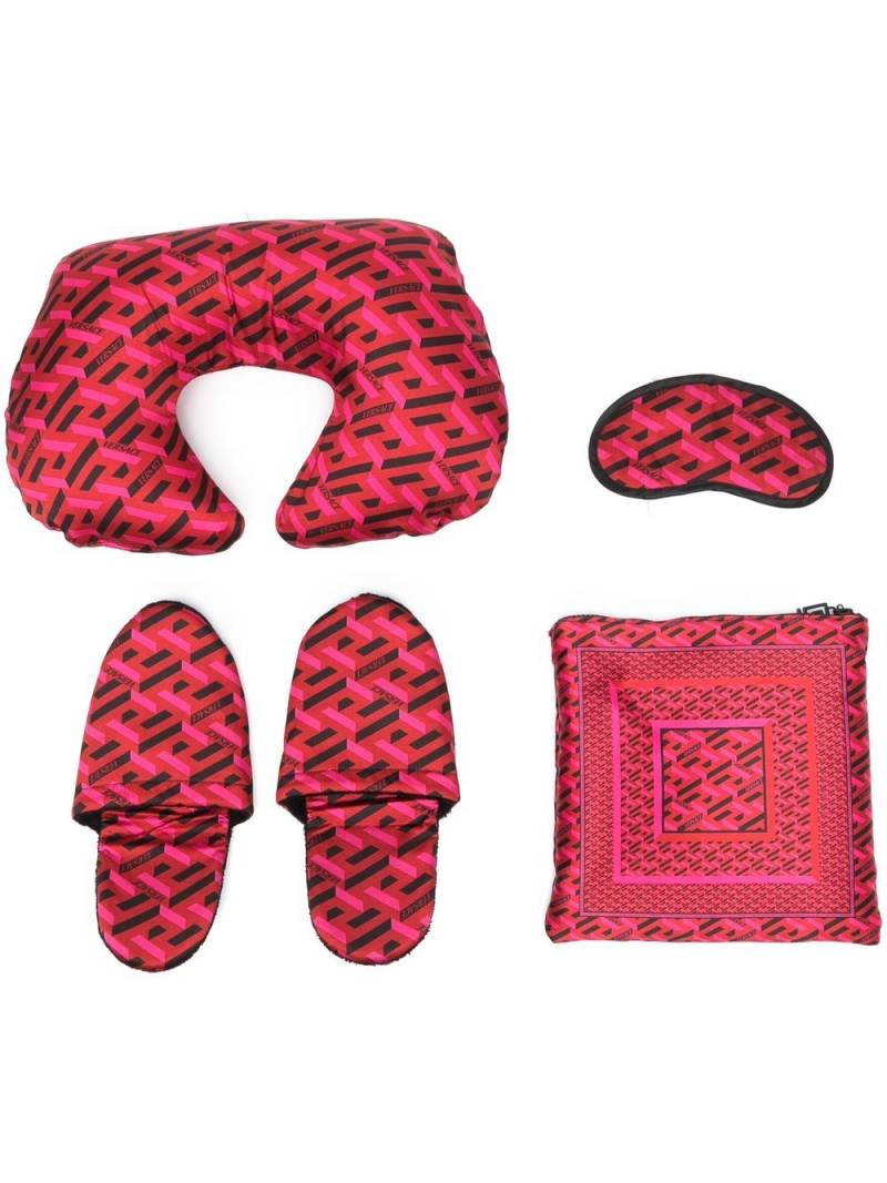 Versace patterned travel set - Red von Versace