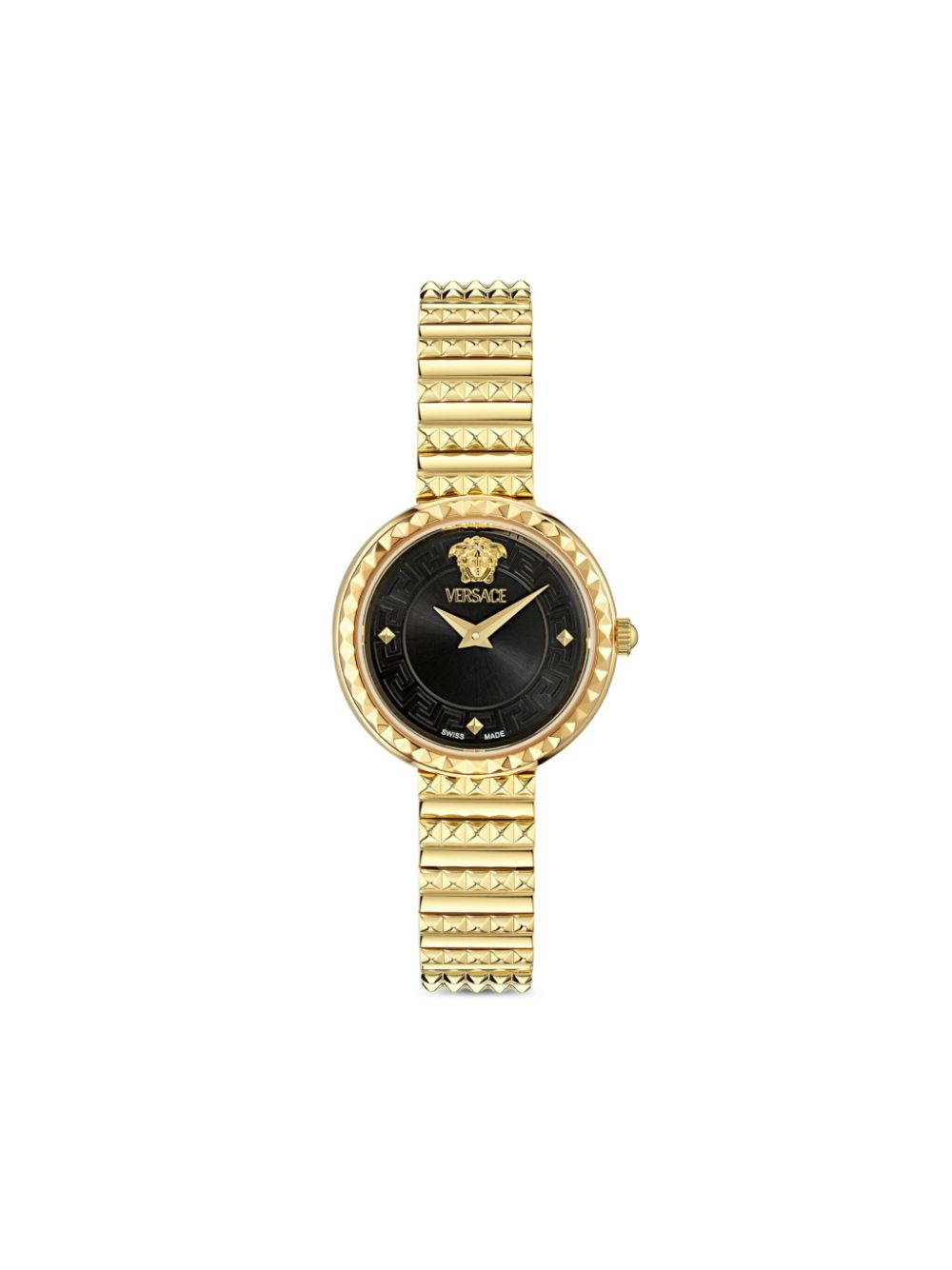 Versace petite Greca Goddess 28mm - Black von Versace