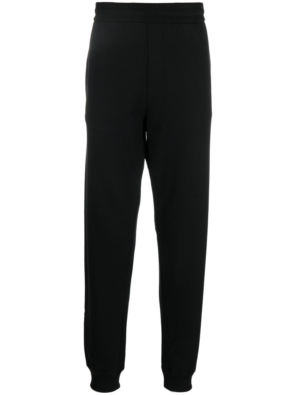 Versace rear baroque-print detail trousers - Black von Versace