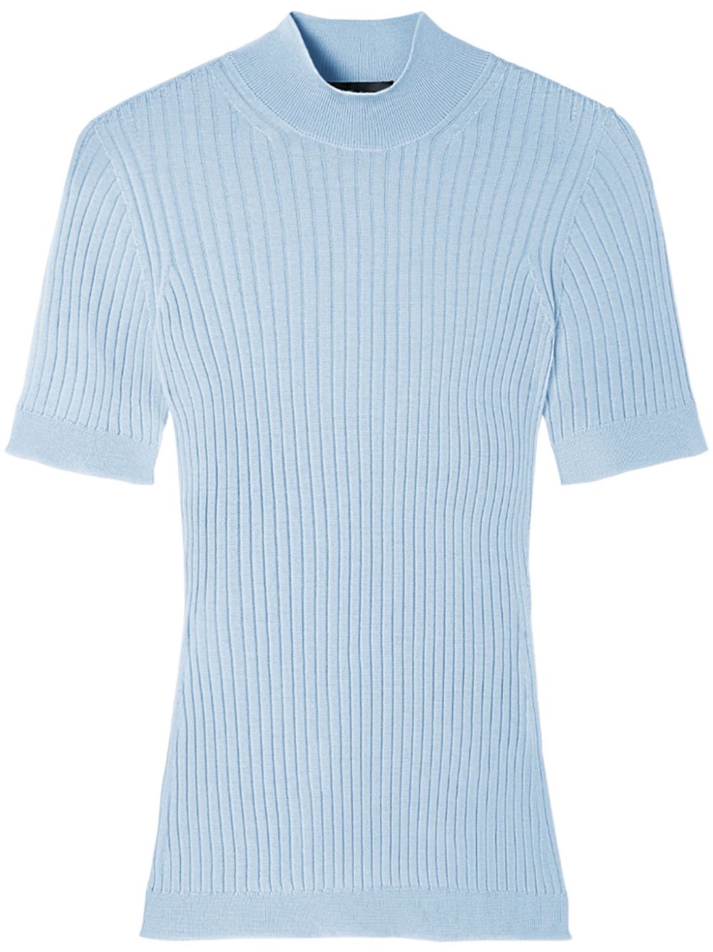 Versace ribbed-knit wool top - Blue von Versace